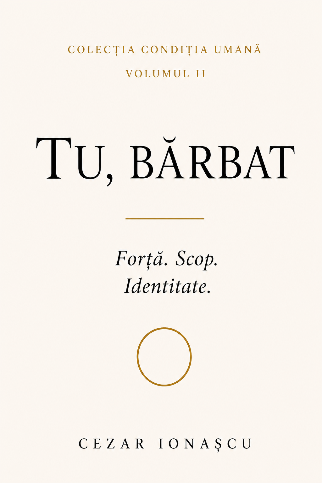 Coperta cărții Tu, Bărbat